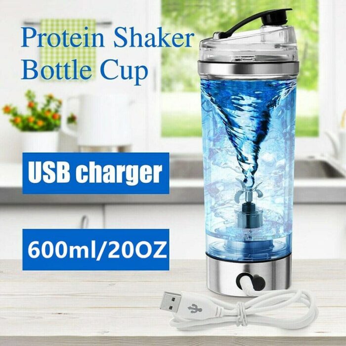 Electric Protein Shake Stirrer USB Shake Bottle Milk Coffee Blender - Image 4