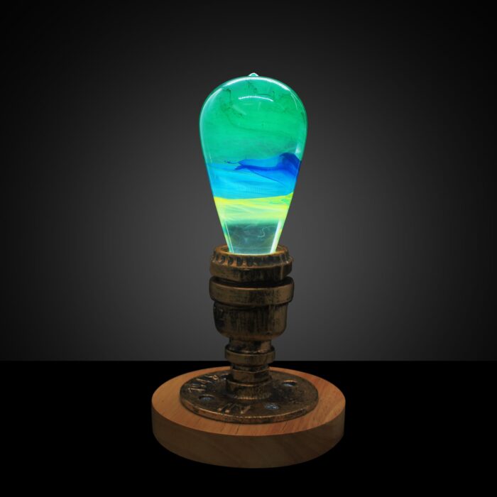 EP LIGHT Resin Wood Table Lamp, Ambient Night Lights, Birthday Gifts, Creative Lighting - Image 9