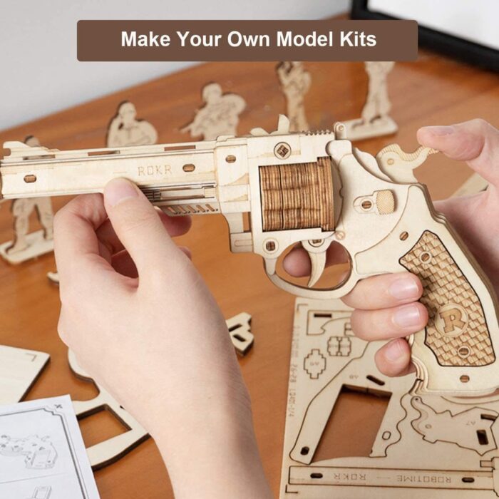 Robotime Gun Blocks Model Buliding Kit Toys Gift For Children Kids Boys Birthday Gift - Image 7