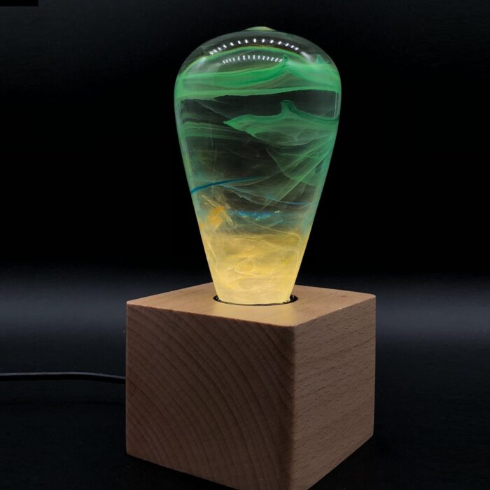 EP LIGHT Resin Wood Table Lamp, Ambient Night Lights, Birthday Gifts, Creative Lighting - Image 3