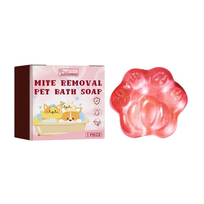 Dogs And Cats Hair Supple Care Anti-mite Cleaning Soap Pet - Image 3