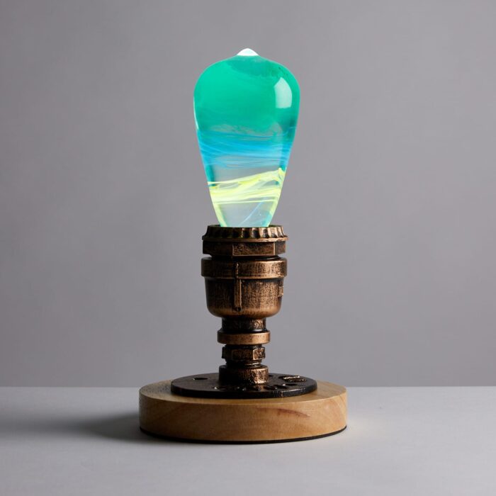 EP LIGHT Resin Wood Table Lamp, Ambient Night Lights, Birthday Gifts, Creative Lighting - Image 8