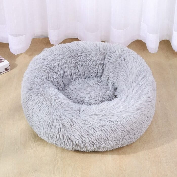 Dog Bed Super Soft Washable Long Plush Pet Kennel Deep Sleep Dog House - Image 8