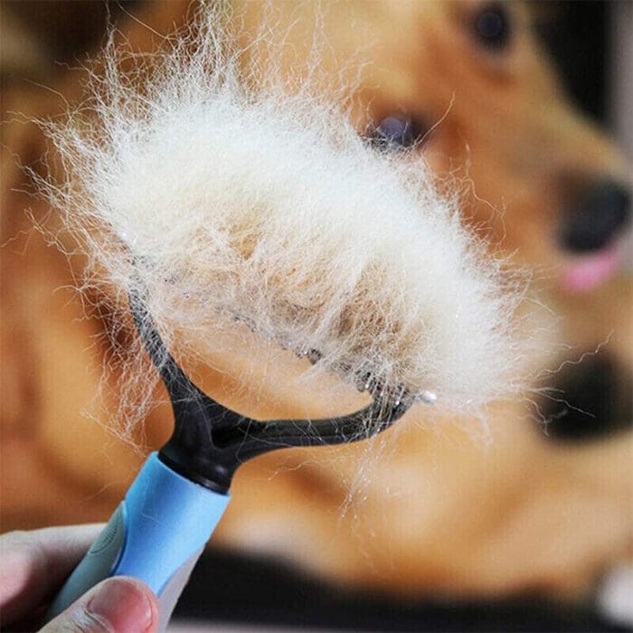 Grooming Brush For Pet Dog Cat Deshedding Tool Rake Comb Fur Remover - Image 10