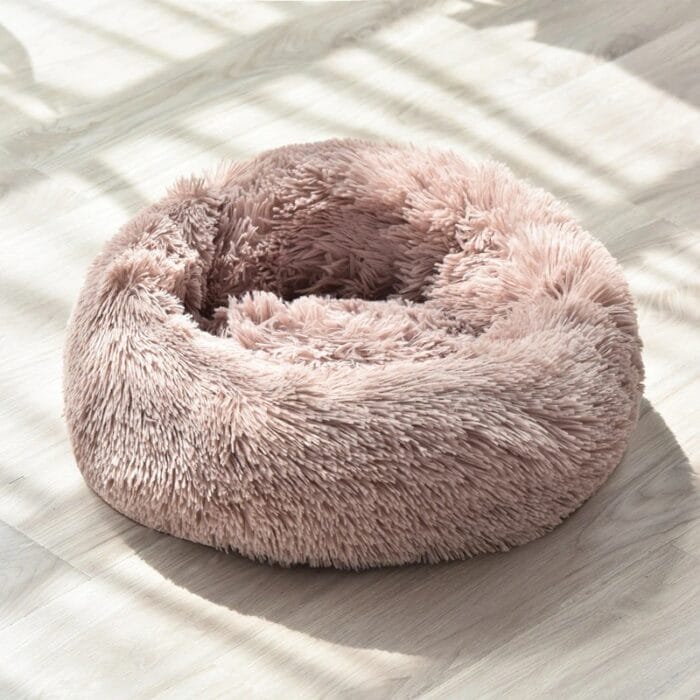 Dog Bed Super Soft Washable Long Plush Pet Kennel Deep Sleep Dog House - Image 6