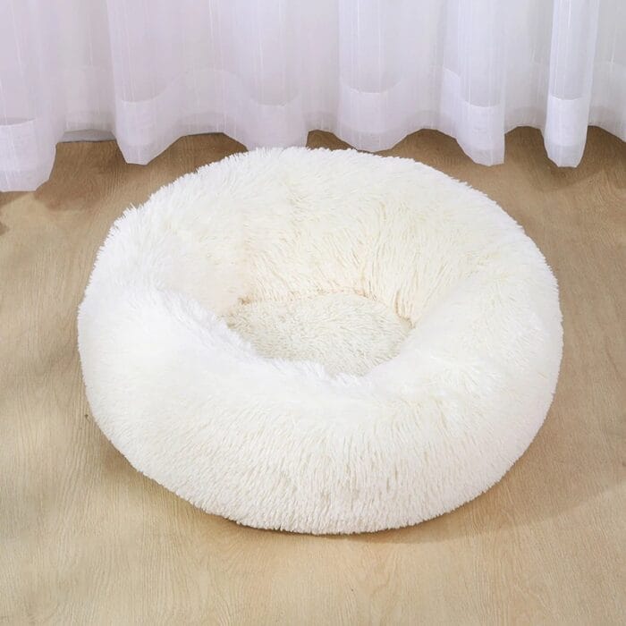 Dog Bed Super Soft Washable Long Plush Pet Kennel Deep Sleep Dog House - Image 9